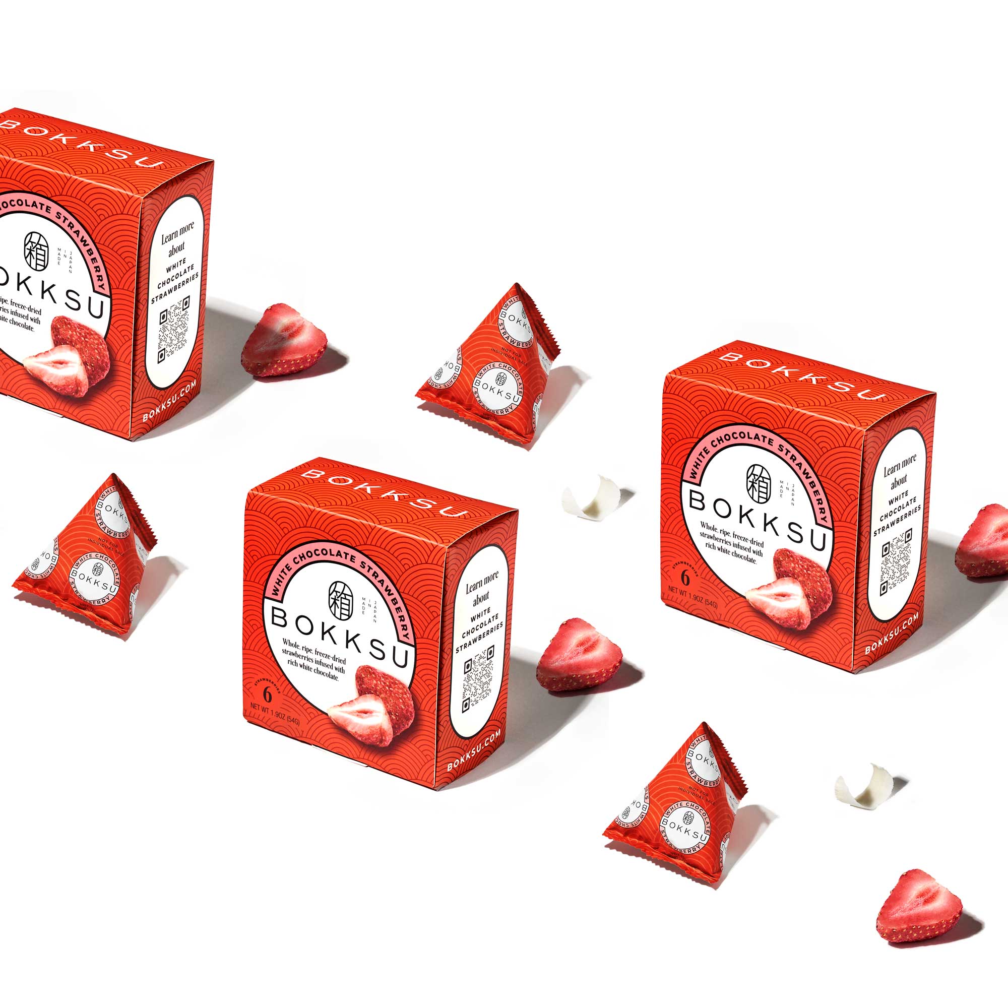 Bokksu White Strawberry 6-Piece Box (4-Pack) - Image 3