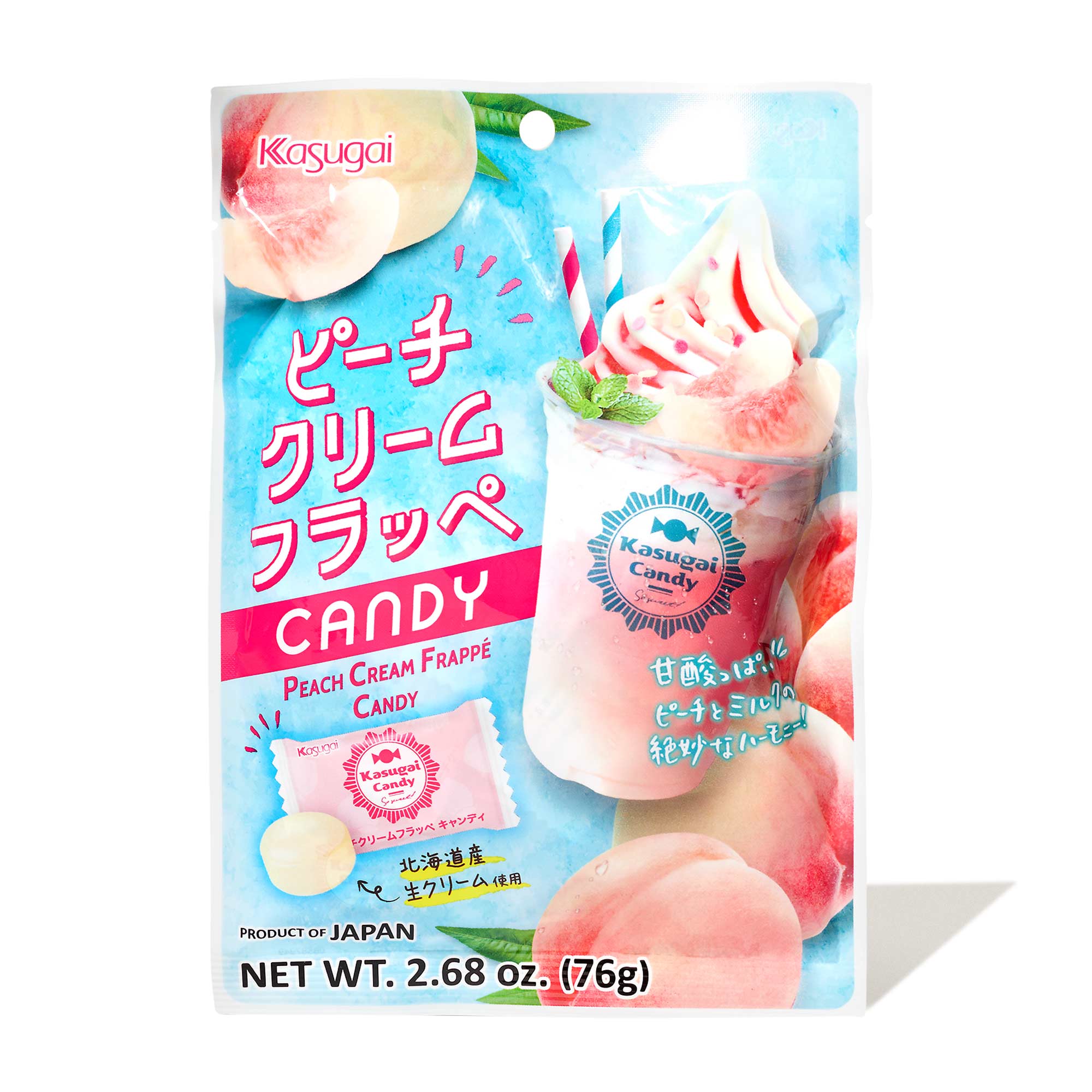 Kasugai Peach Cream Frappe Candy