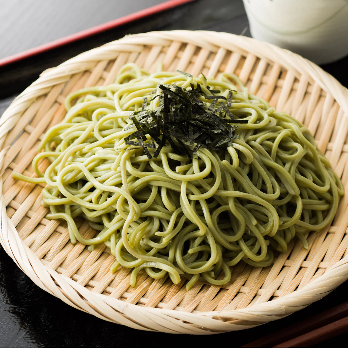 Hakubaku Organic Cha Soba Green Tea Noodles - Image 4