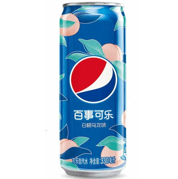 Pepsi Cola: White Peach & Oolong